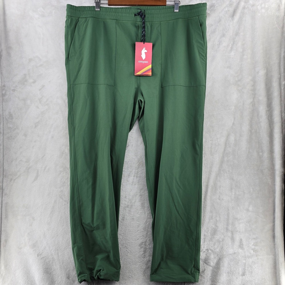 Cotopaxi Subo Pant Elastic Waist Bungee Cuffs Lightweight green mens XXL